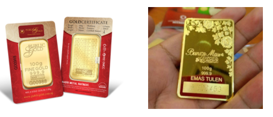 100 gram Gold Bar